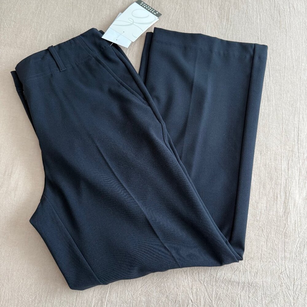 NWT Emma James Washable & Stretch Navy Blue Dress Pants Size 10P